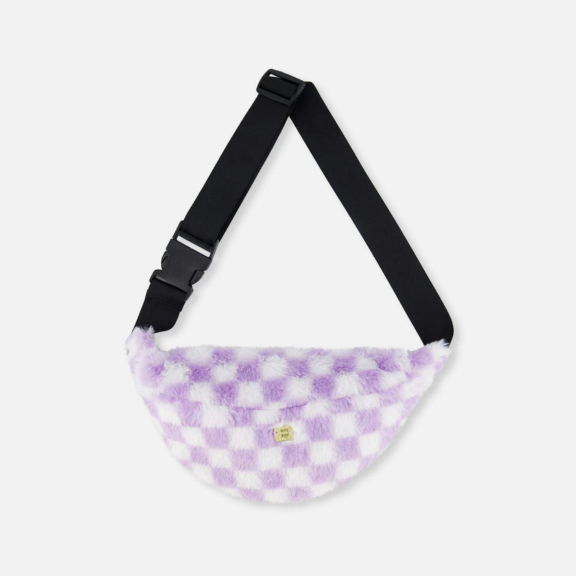 Fanny Bag Lilac and White Tiles