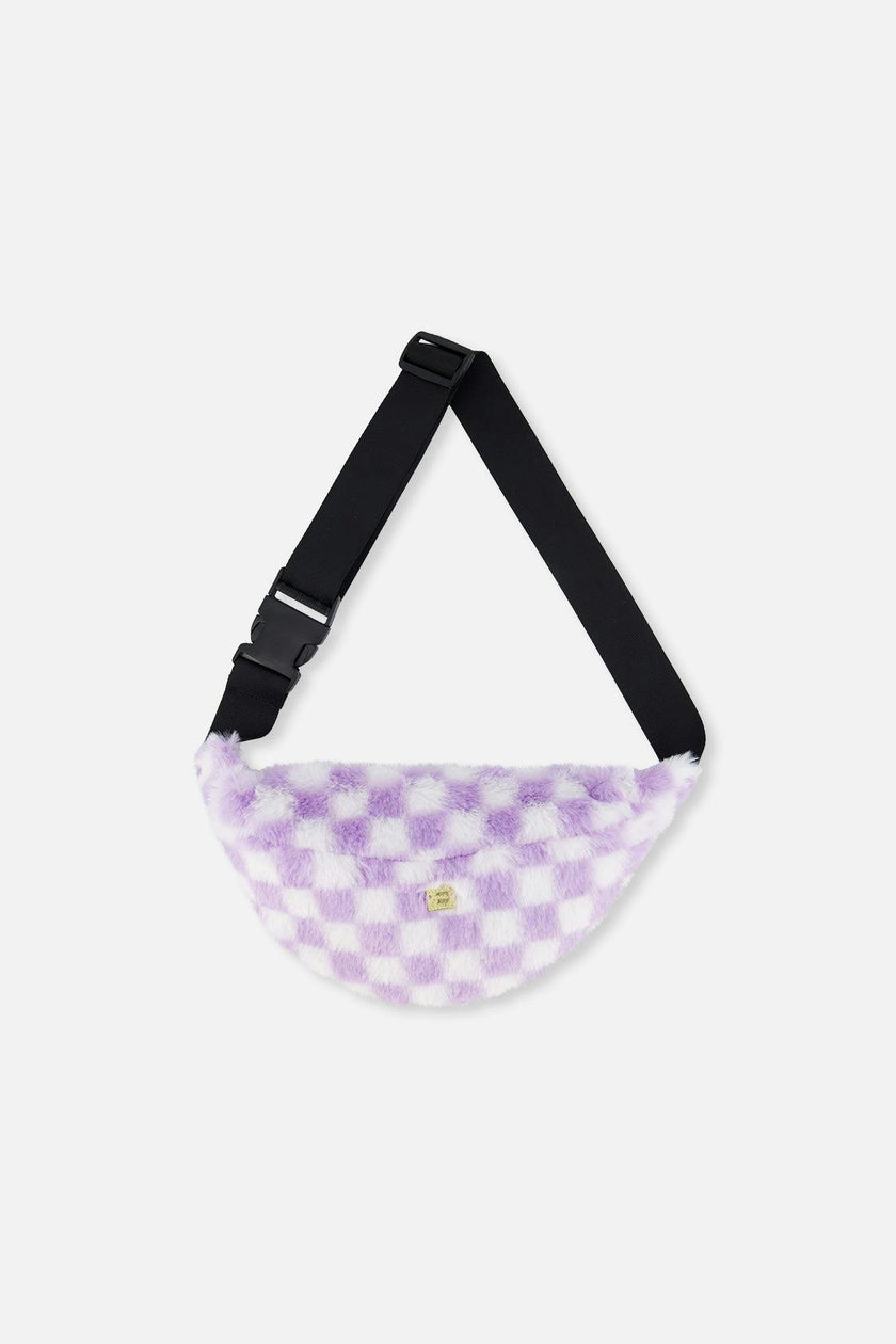 Fanny Bag Lilac and White Tiles