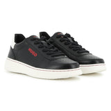 Black Leather Sneakers