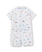 Baby's Twill Summer Romper in Summer Nostalgia