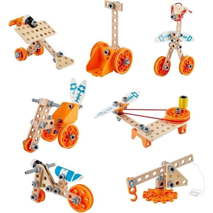 Hape: Junior Inventor: Deluxe Experiment Kit&nbsp;&nbsp;- 57pc