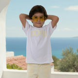 Cederique Baby T-shirt Short Sleeve, White Oops