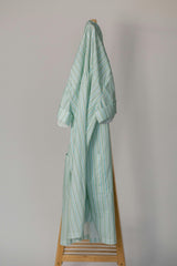 Womens Coverup in Stripe In Blue Jay