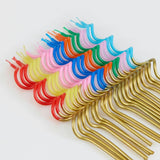 Gold Dipped Swirly Candles