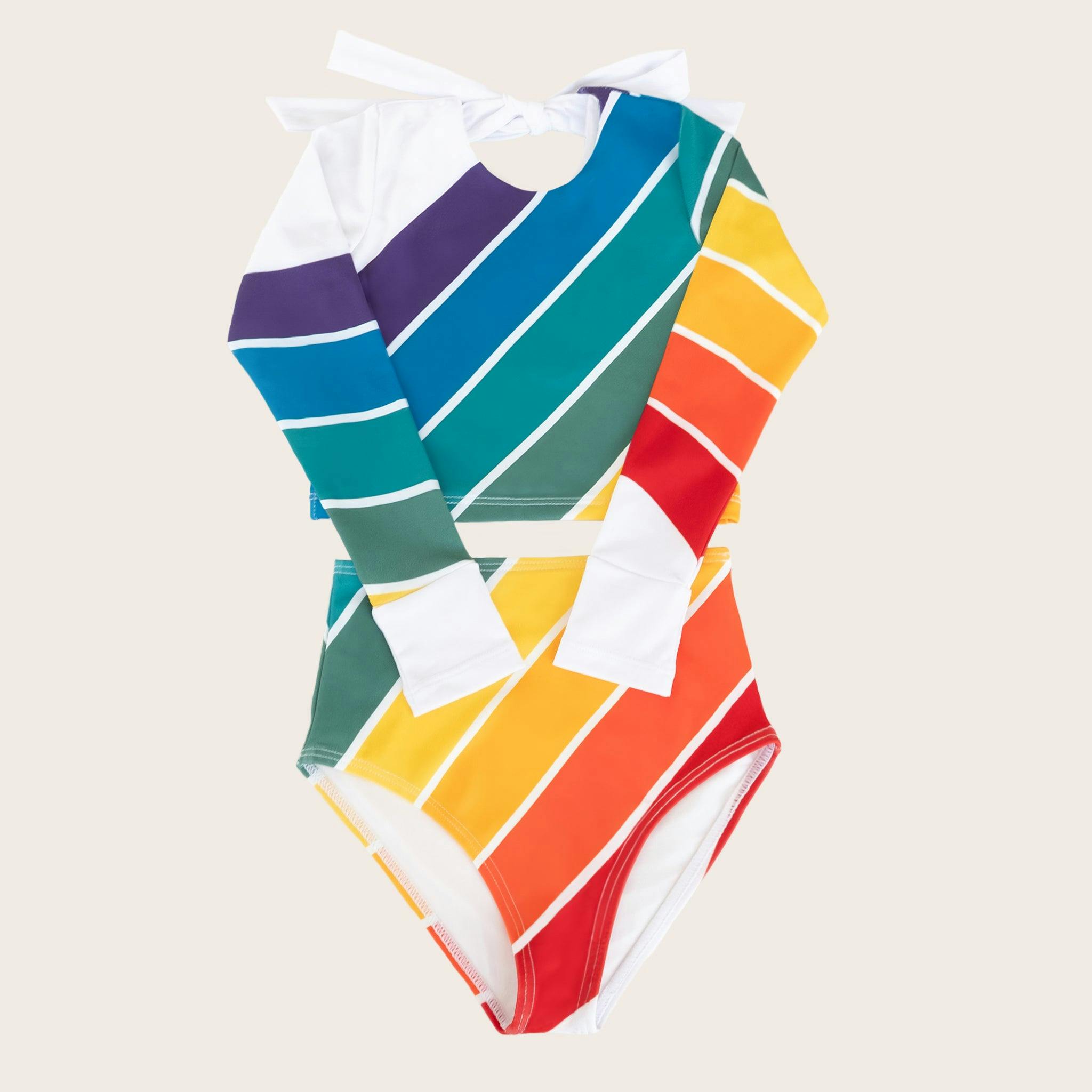 Forever Summer Rainbow Two Piece Long Sleeve