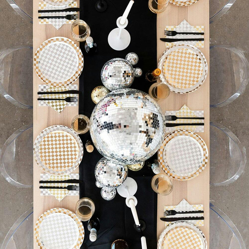 Check It! Gold Clash Dessert Plates
