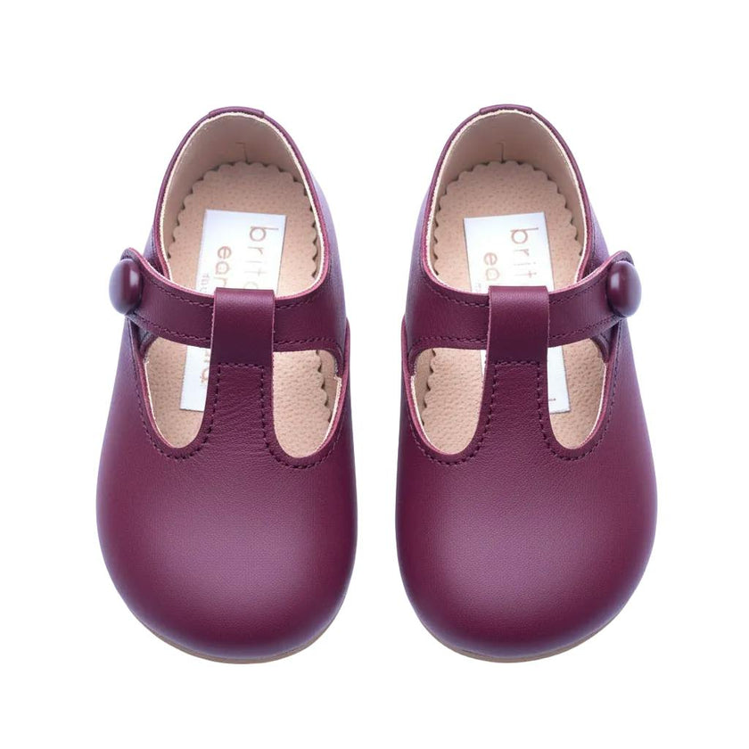 Alex Pre-Walker Baby Shoes - So Burgundy