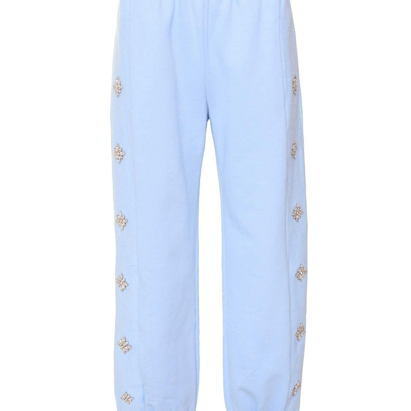 Casey Jogger Sweatpants in Light Blue