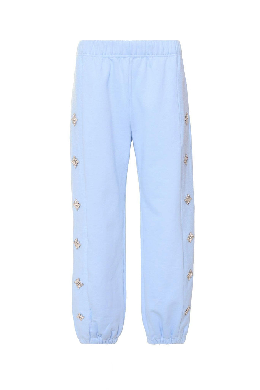 Casey Jogger Sweatpants in Light Blue