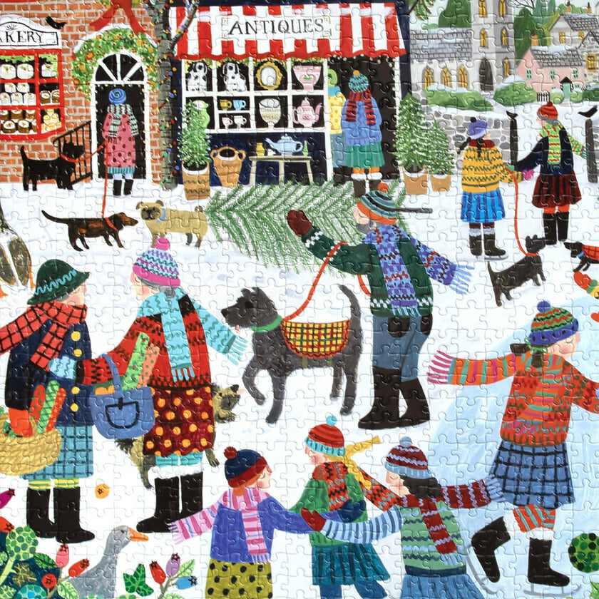Piece & Love: Christmas in the Square - 1000 pc Puzzle