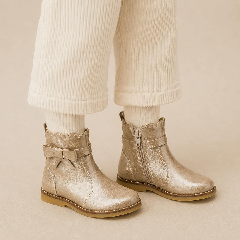 Cellia Bootie | Blush Leather
