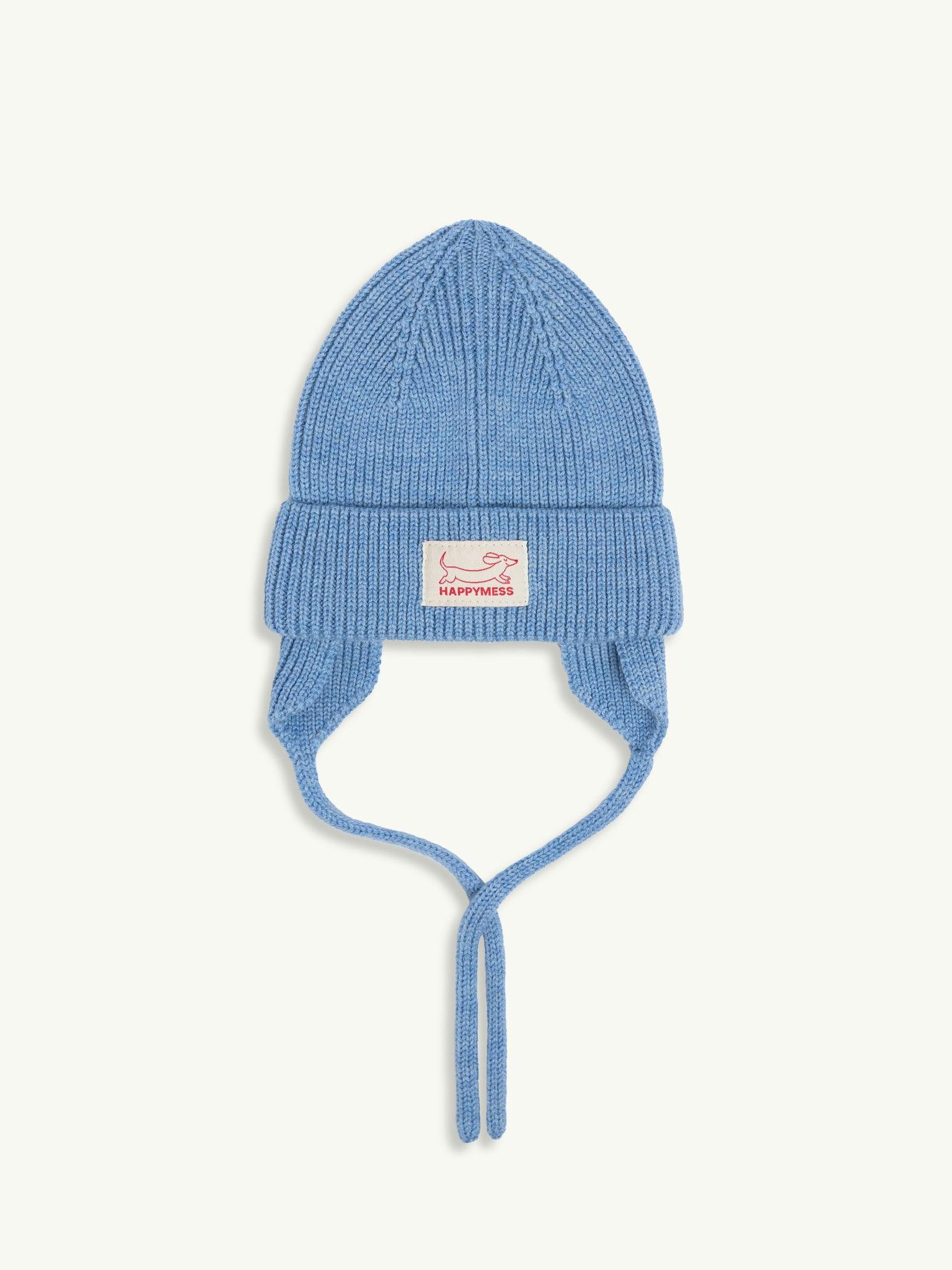 children's merino hat - ice blue