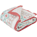 Block-Printed Cotton Crib Quilt