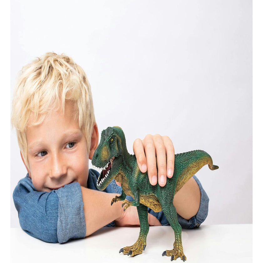 Schleich Dinosaurs: Tyrannosaurus Rex - Dark Green - 12" Dino Action Figure