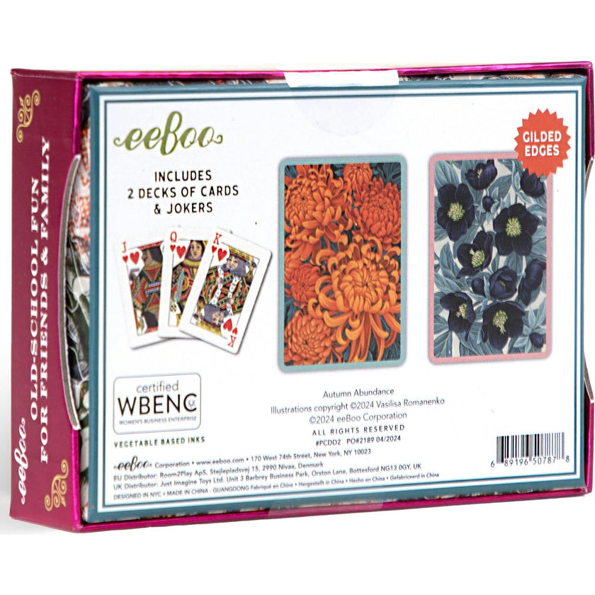 Piece&Love: Autumn Abundance Playing Cards