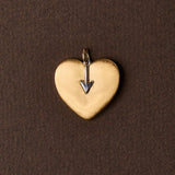 Arrow Heart Charm
