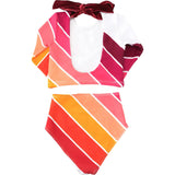 Sunset Beach Rainbow Two Piece Long Sleeve