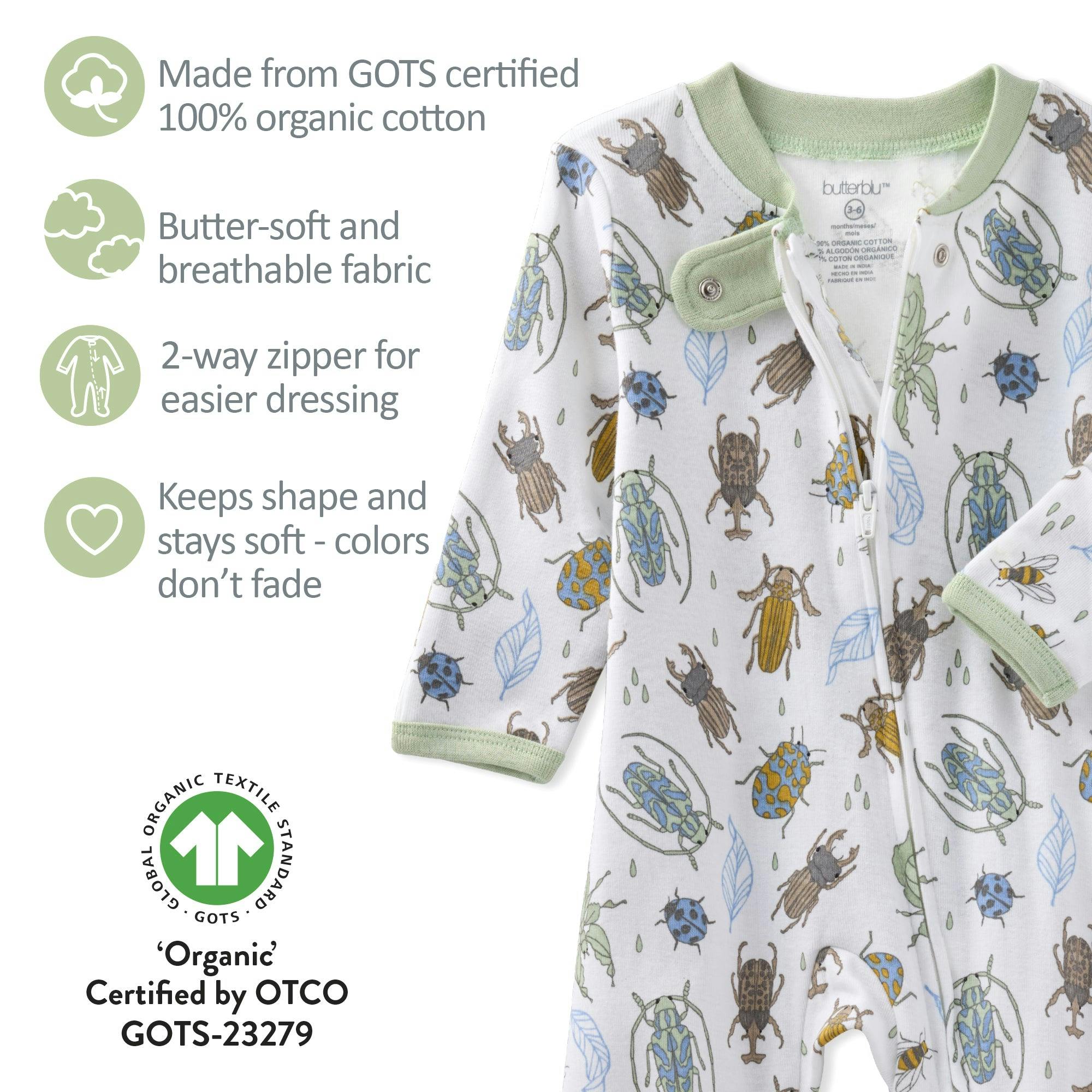 SCOUT Sleep & Play Baby Boys Pajamas