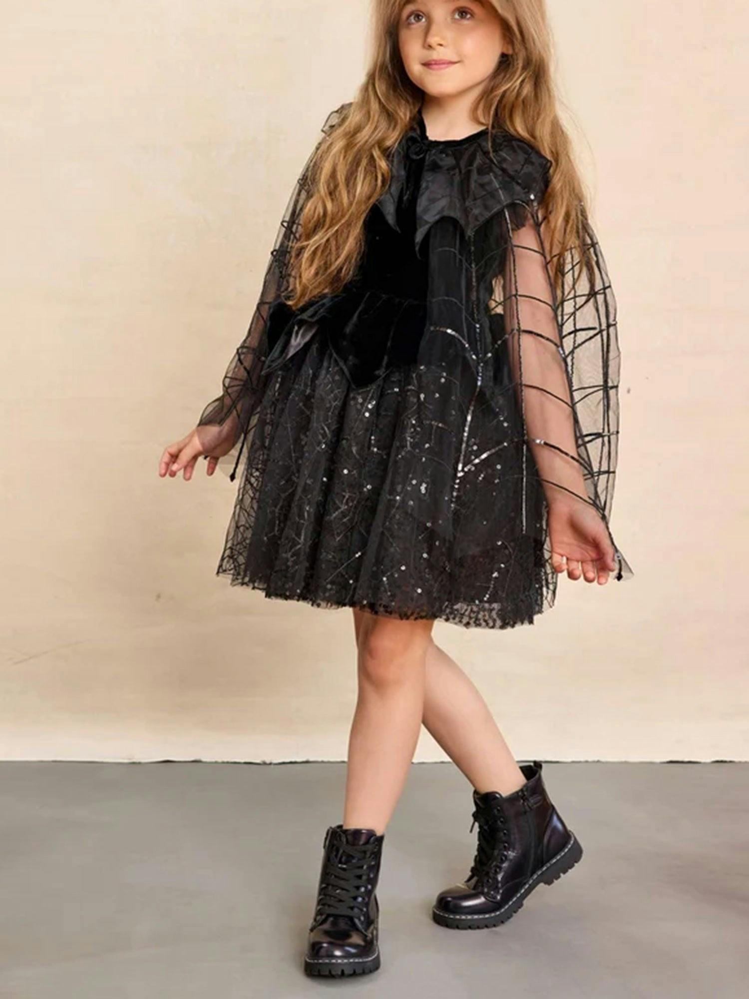 Spiderella Dress For Girls