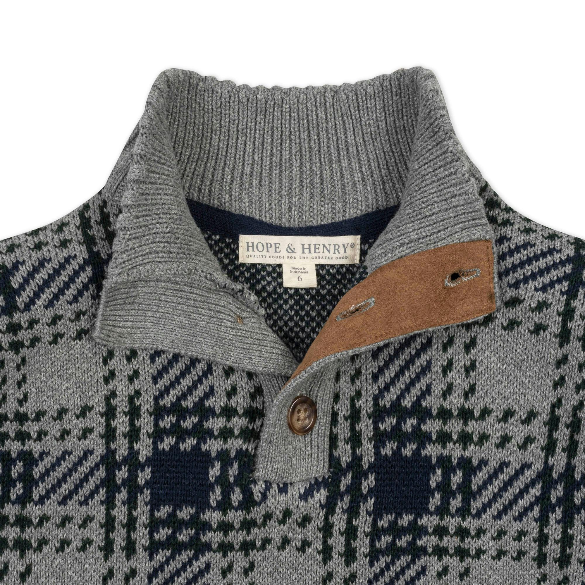 Organic Mock Neck Sweater