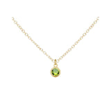 August Birthstone Necklace