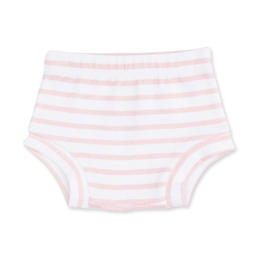 Stripe Puppy - Long Sleeve Dress with Ruffle and Bloomer (2T-4T Dress Only)