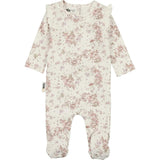 Baby Blooming Ruffle Shoulder Footie