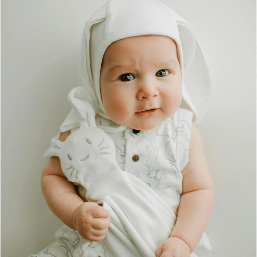 tank romper | bunnies