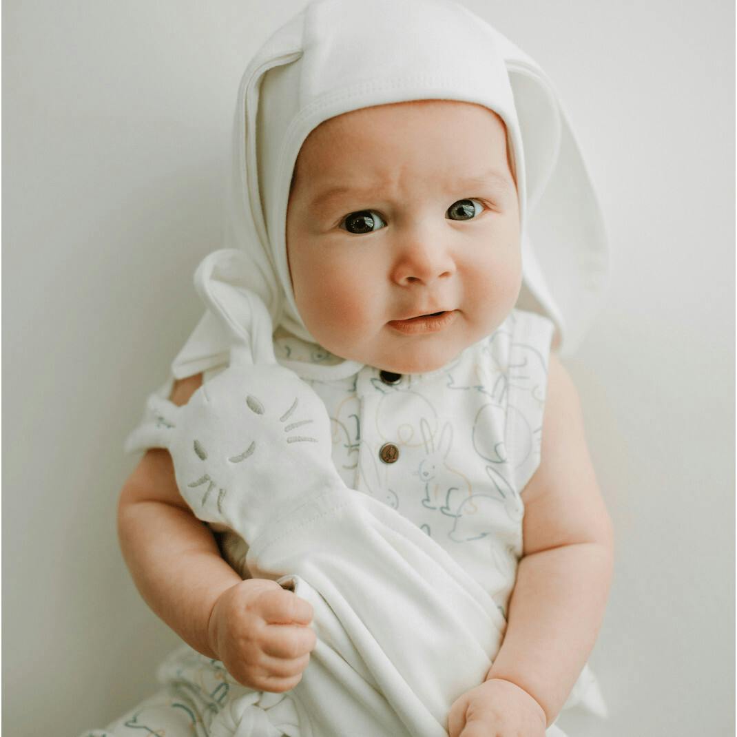 tank romper | bunnies