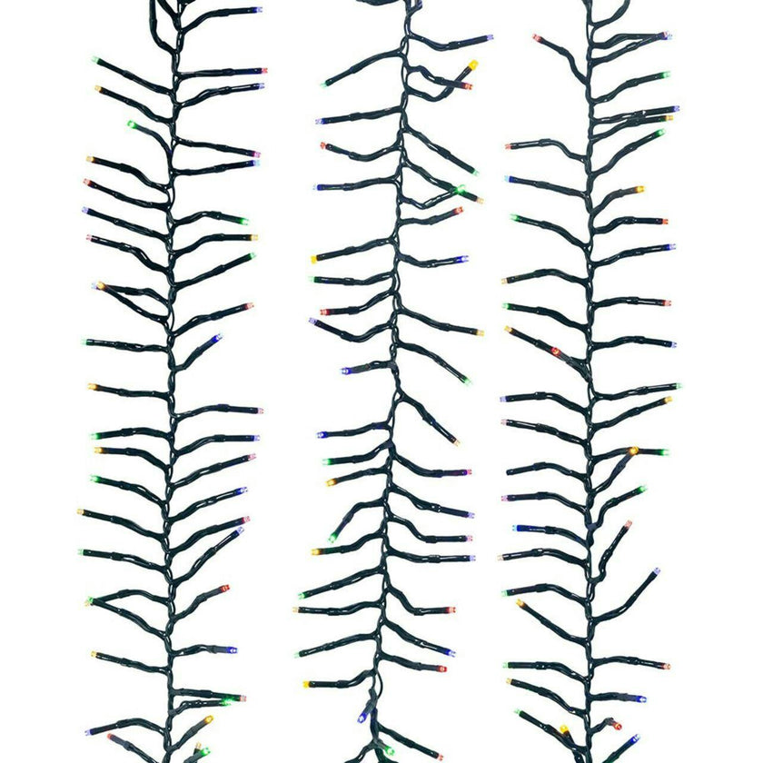 Kurt Adler 3000-Light 98-Foot Cluster Garland with Multi-Color LED Lights