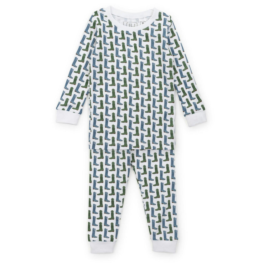 Grayson Boys' Pajama Pant Set Cowboy Boots