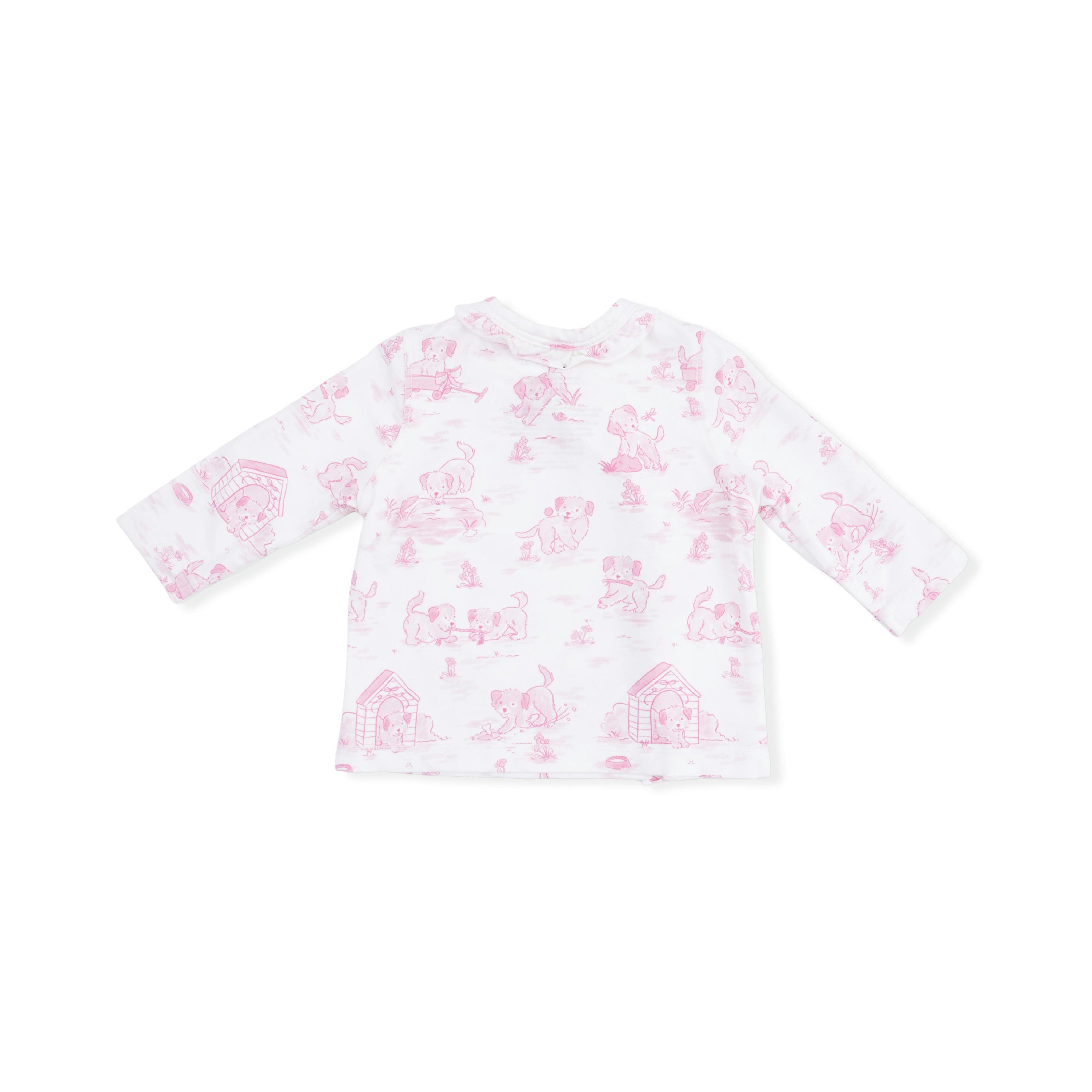 Puppy Toile Pink - Take Me Home Set with Convertible Pant