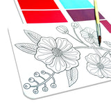 Scenic Hues DIY Watercolor Art Kit - Flowers and Gardens