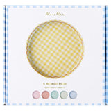Gingham Reusable Large Plates