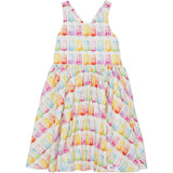 Cross Back Dress in Popsicles