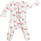 Zipped Long Sleeve Footed Onesie