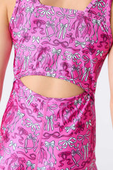 Girls Leotard in Pretty Pink Bows