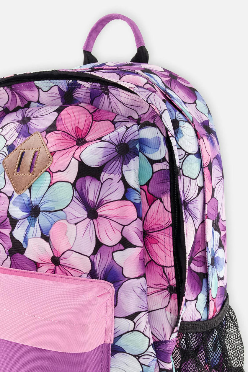 Little Girl Floral Spacious Durable Backpack