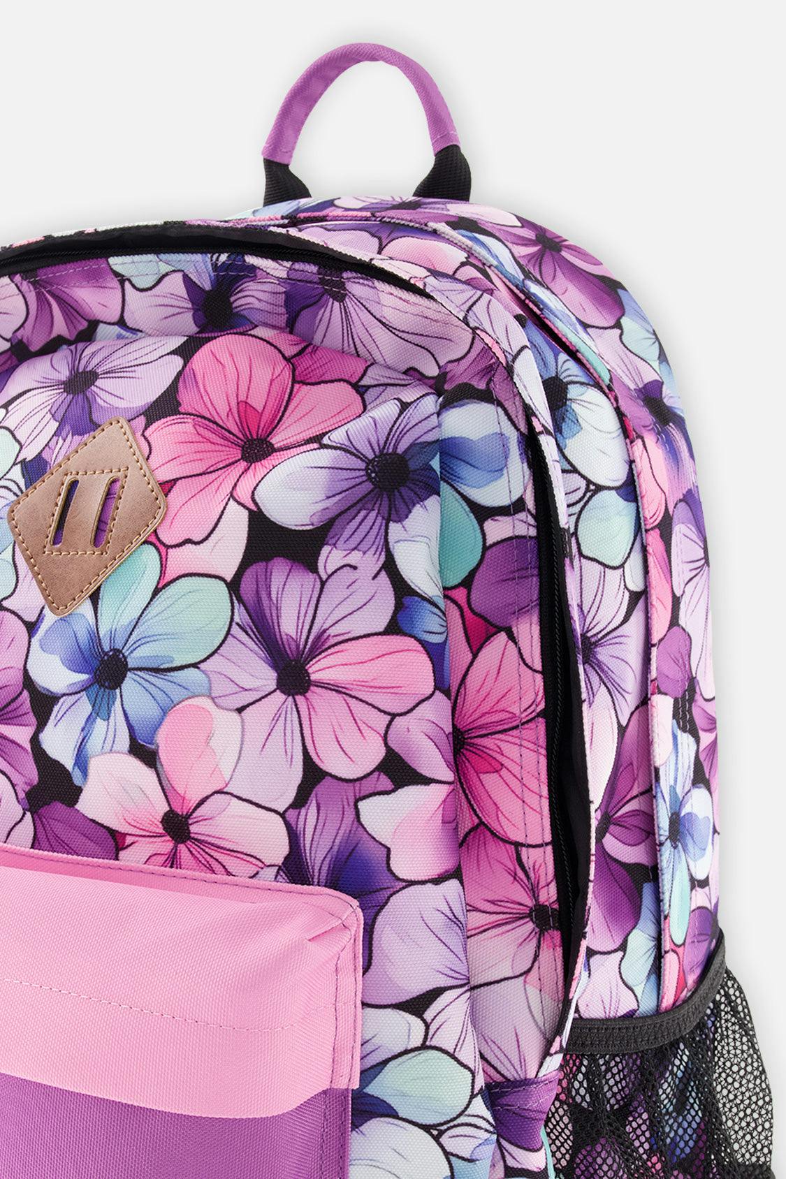 Little Girl Floral Spacious Durable Backpack