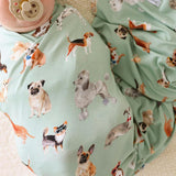 Posh Puppies Swaddle Beanie Set