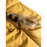 Liodo Adjustable Hood Waterproof Zipper Snowsuit, Brown