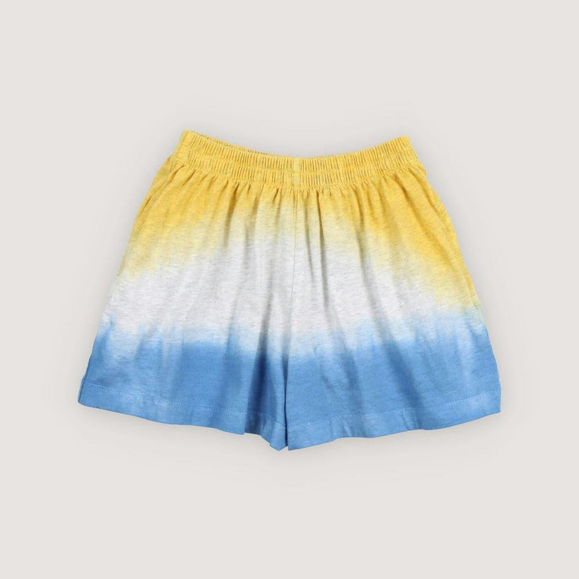 Tie Dye Short Mimosa Yellow
