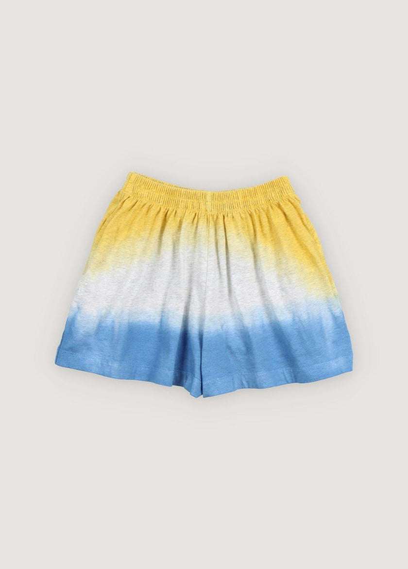 Tie Dye Short Mimosa Yellow