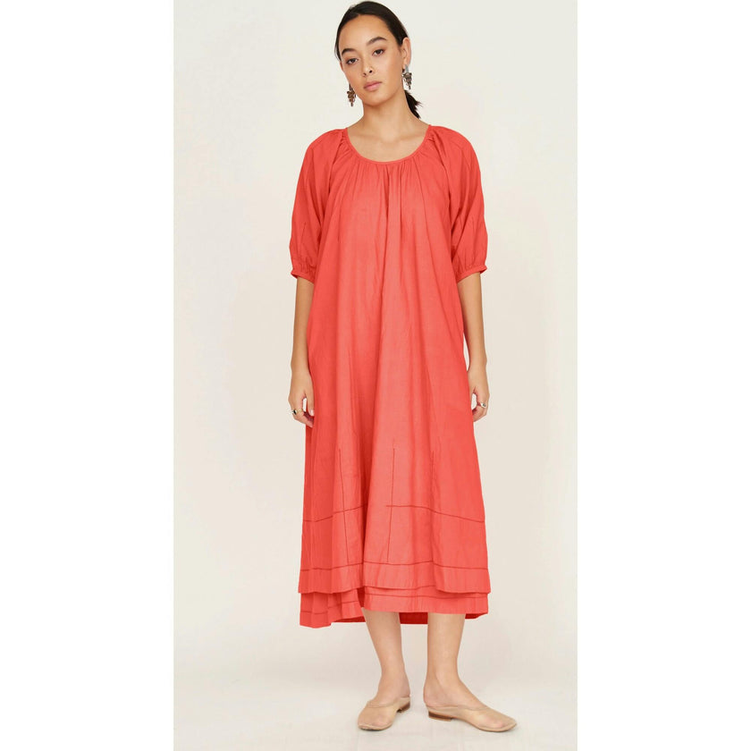 Seville Dress in Lobster