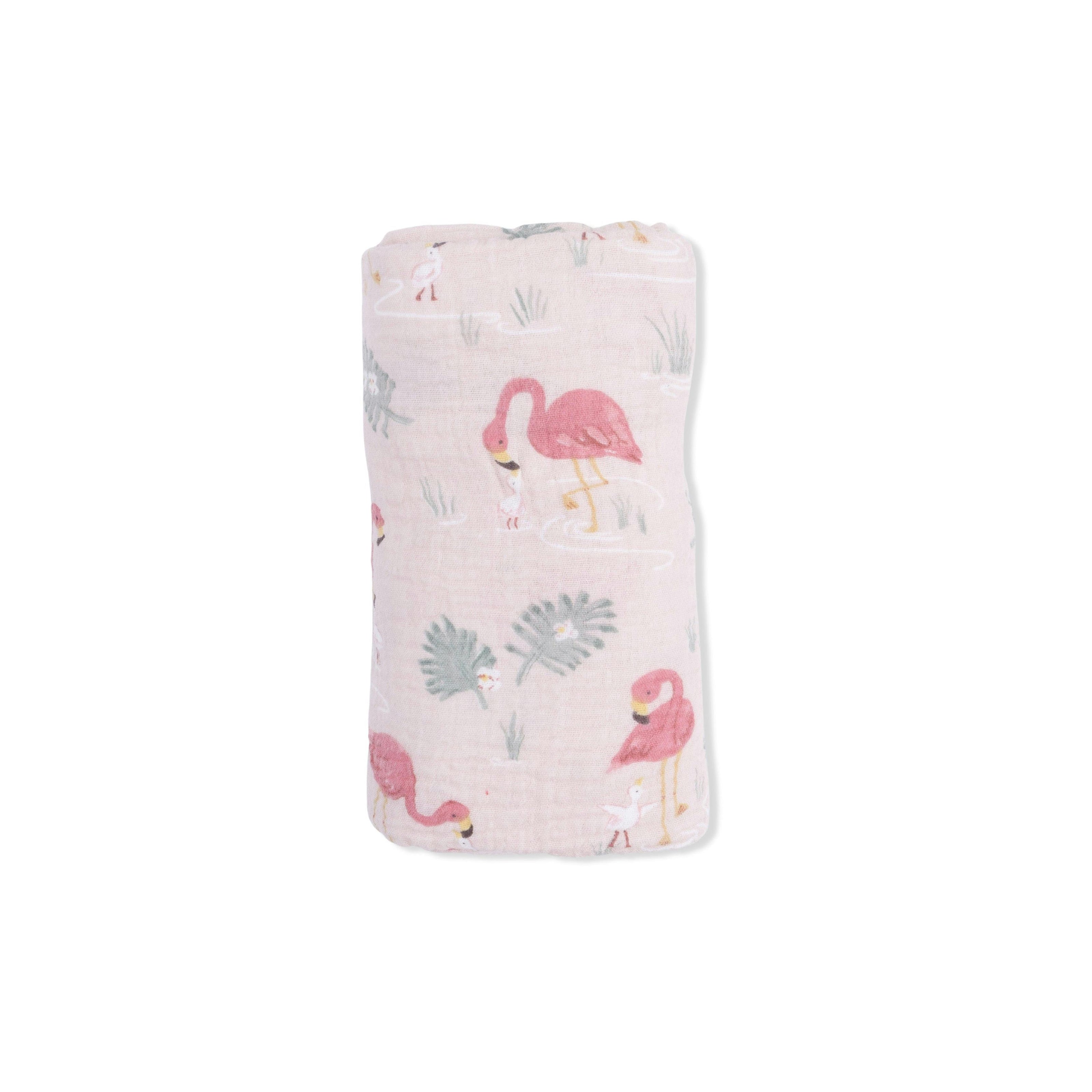 Flamingos - Swaddle Blanket