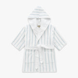 Seaside Stripes Bathrobe - Ocean