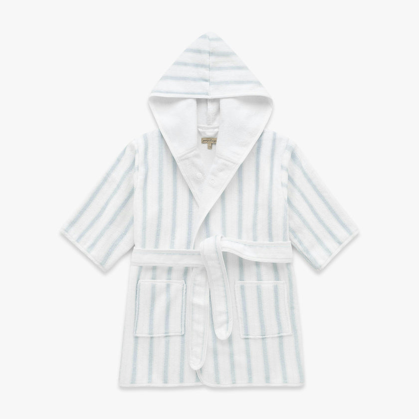 Seaside Stripes Bathrobe - Ocean