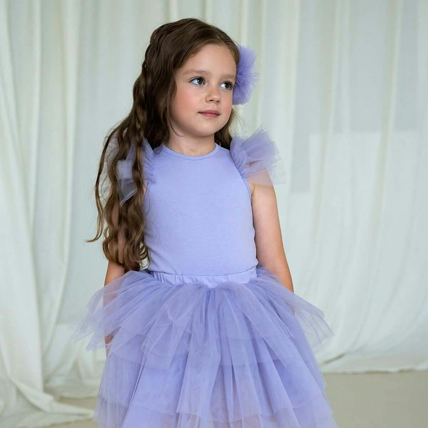 Purple Bloom Tutu Set
