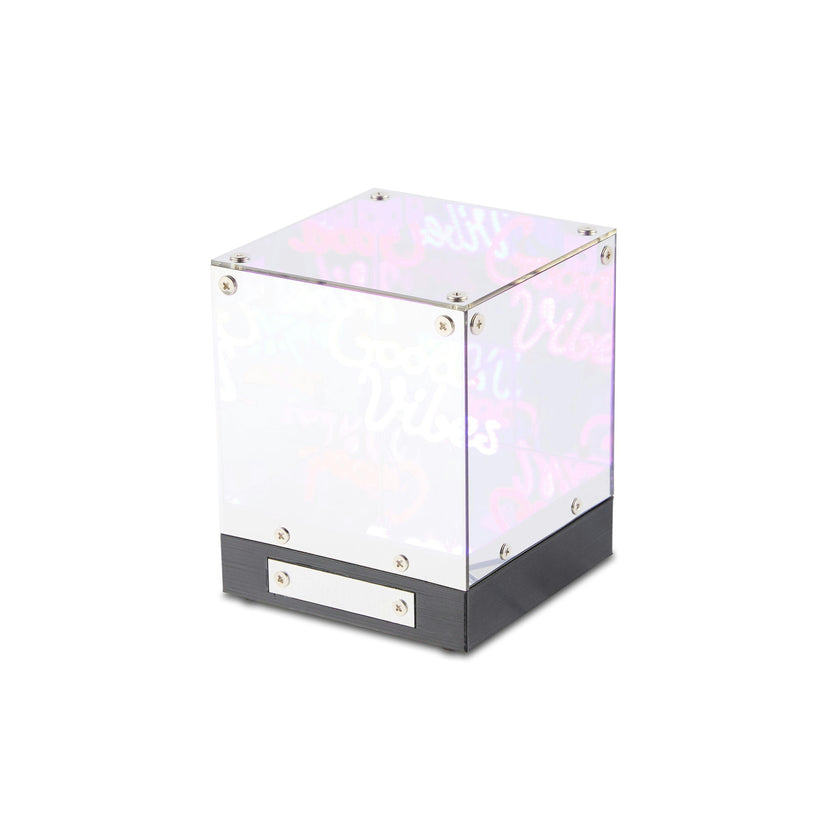 LED 3D Mirror Cube-Good Vibes