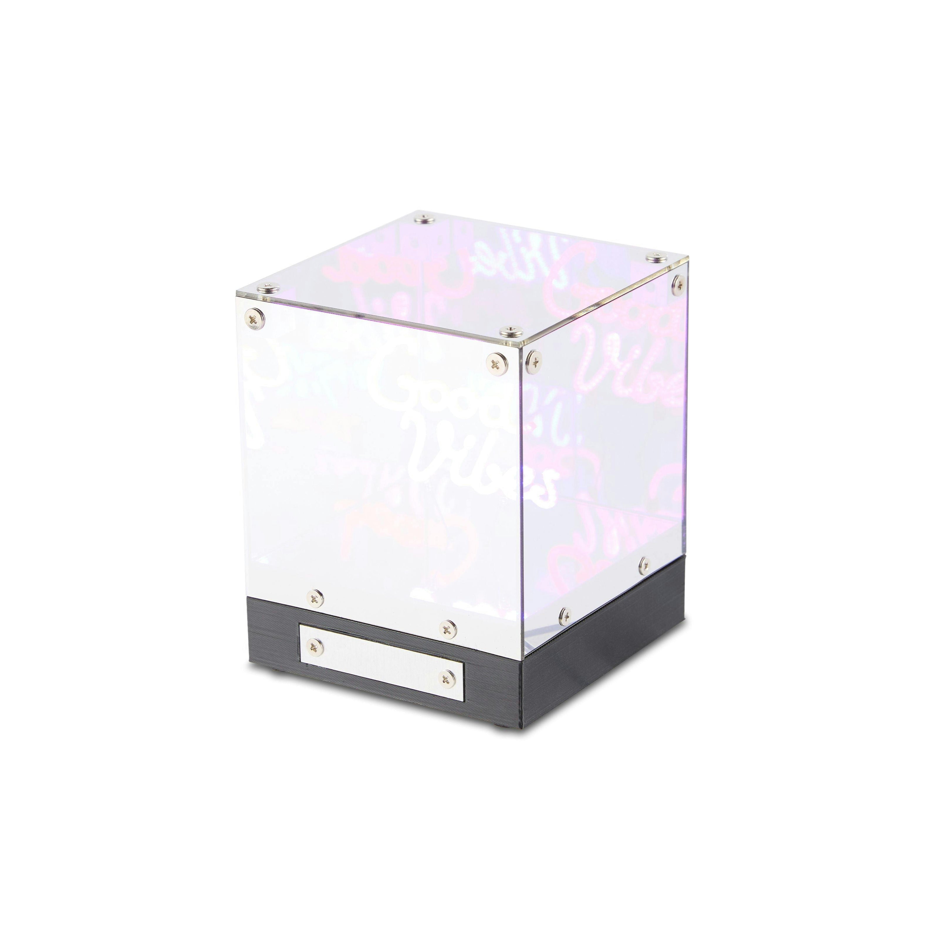 LED 3D Mirror Cube-Good Vibes
